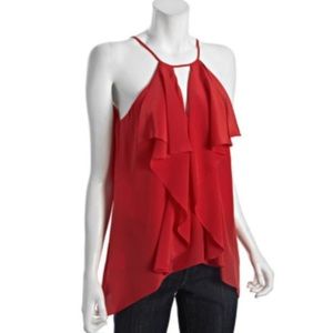 BCBG red blouse